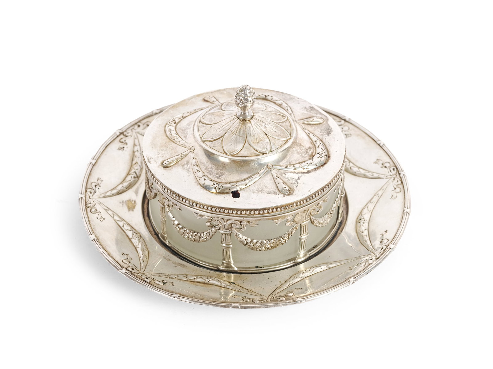 MUSTARD CONTAINER, HALLMARKED SILVER (1 of 5)