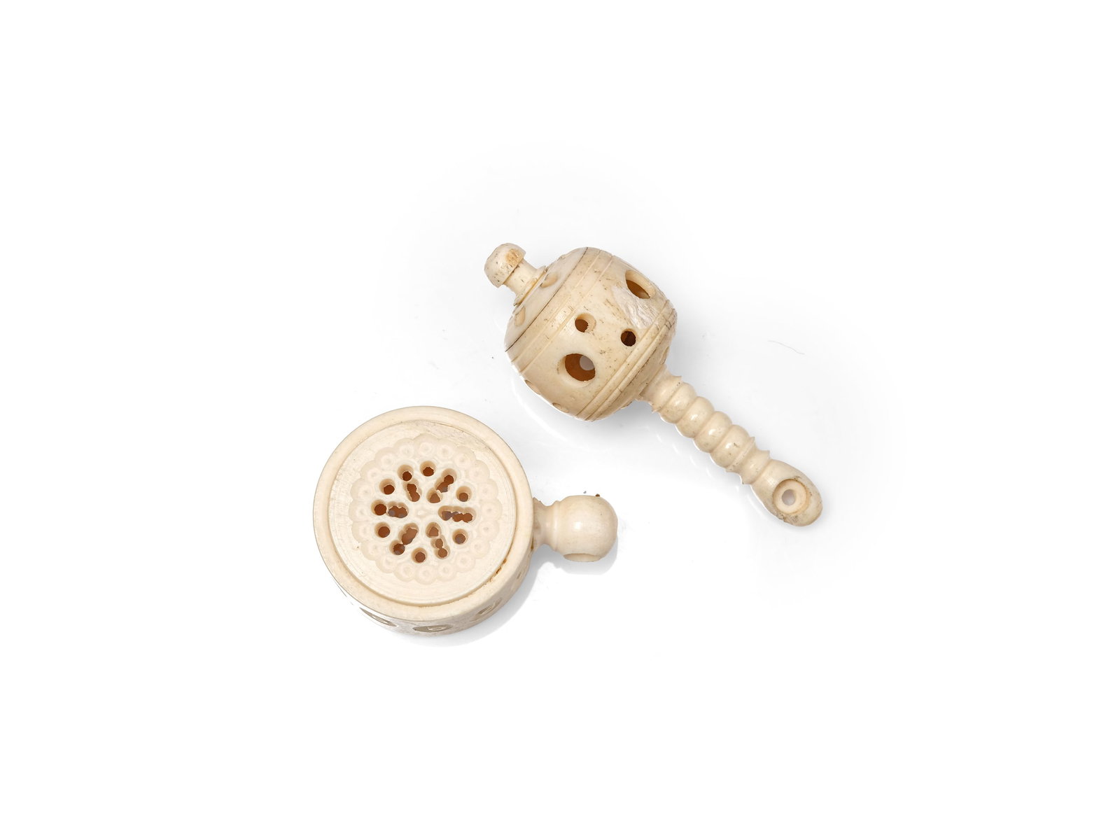 PAIR OF BABY RATTLES (1 of 1)