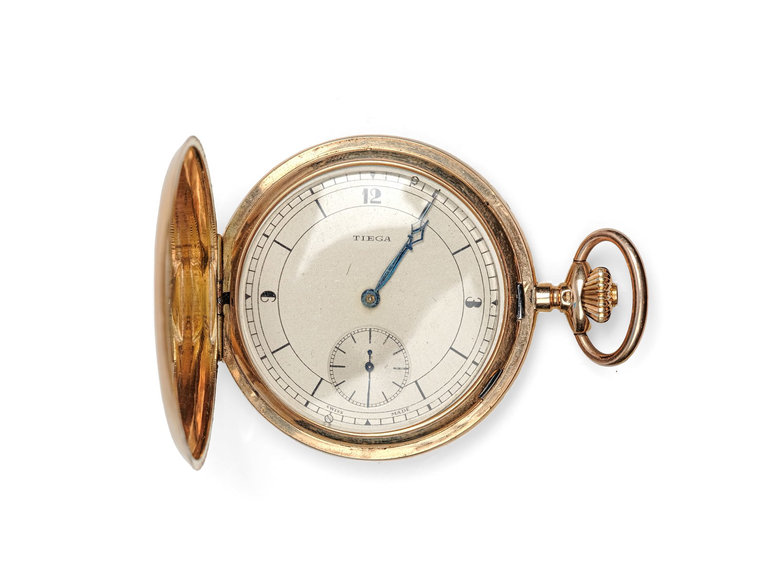 DOUBLE-CASE POCKET WATCH, TIEGA (1 of 4)