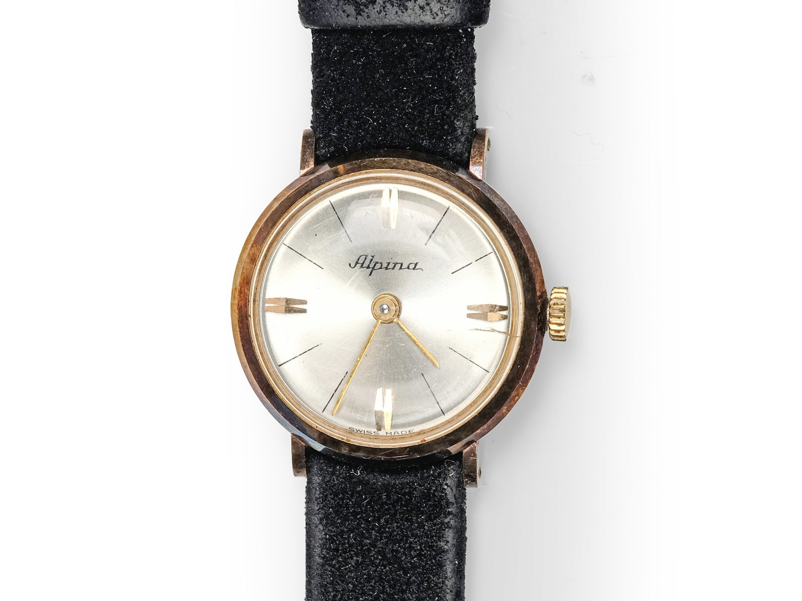 ALPINA LADIES' WRISTWATCH, 14K YELLOW GOLD (1 of 3)