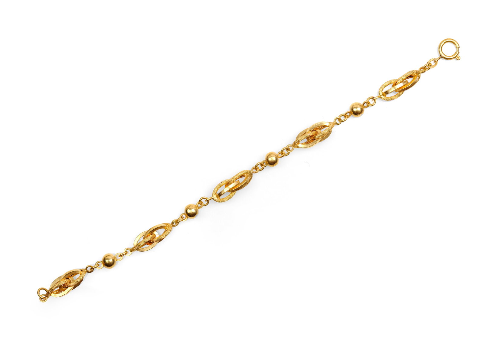 BRACELET, 18-KARAT YELLOW GOLD, HALLMARKED (1 of 2)