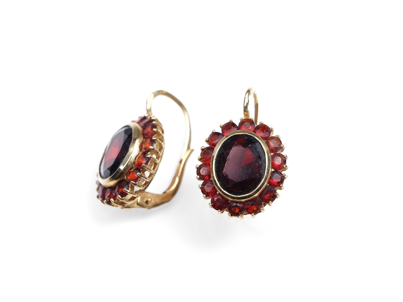 PAIR OF EARRINGS, 14 KT YELLOW GOLD (1 of 1)