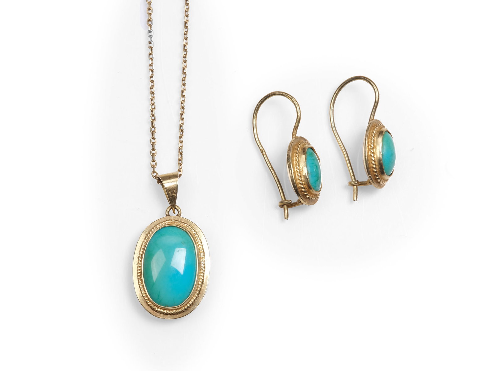 JEWELRY SET CONSISTING OF:, NECKLACE and EARRINGS (1 of 1)