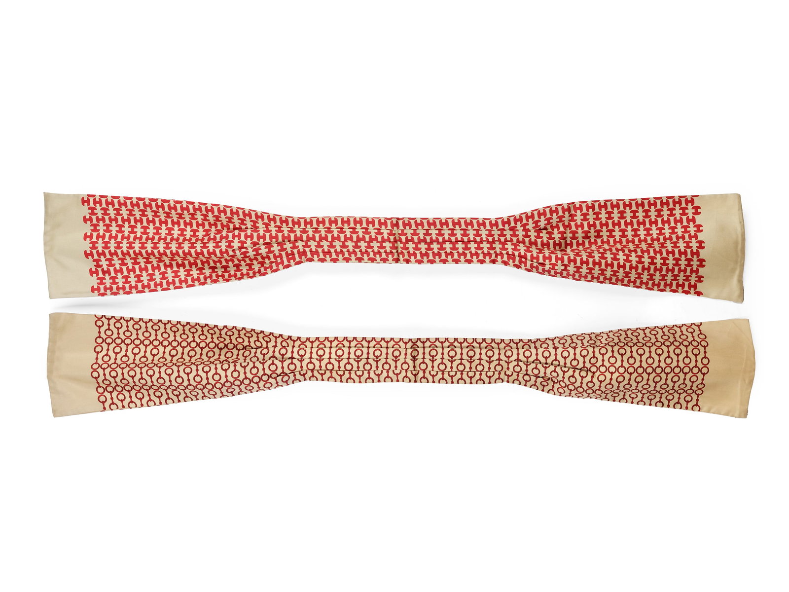 PAIR OF ASCOT TIES, SILK (1 of 4)