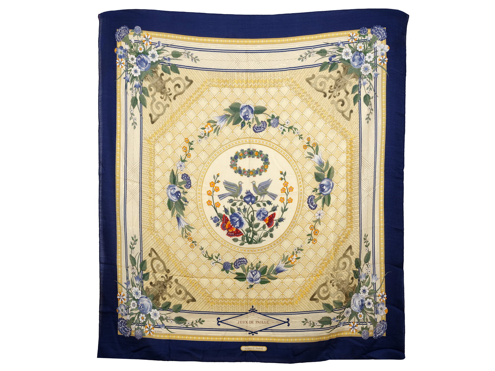 LARGE SCARF, PROBABLY HERMES PARIS (1 of 4)