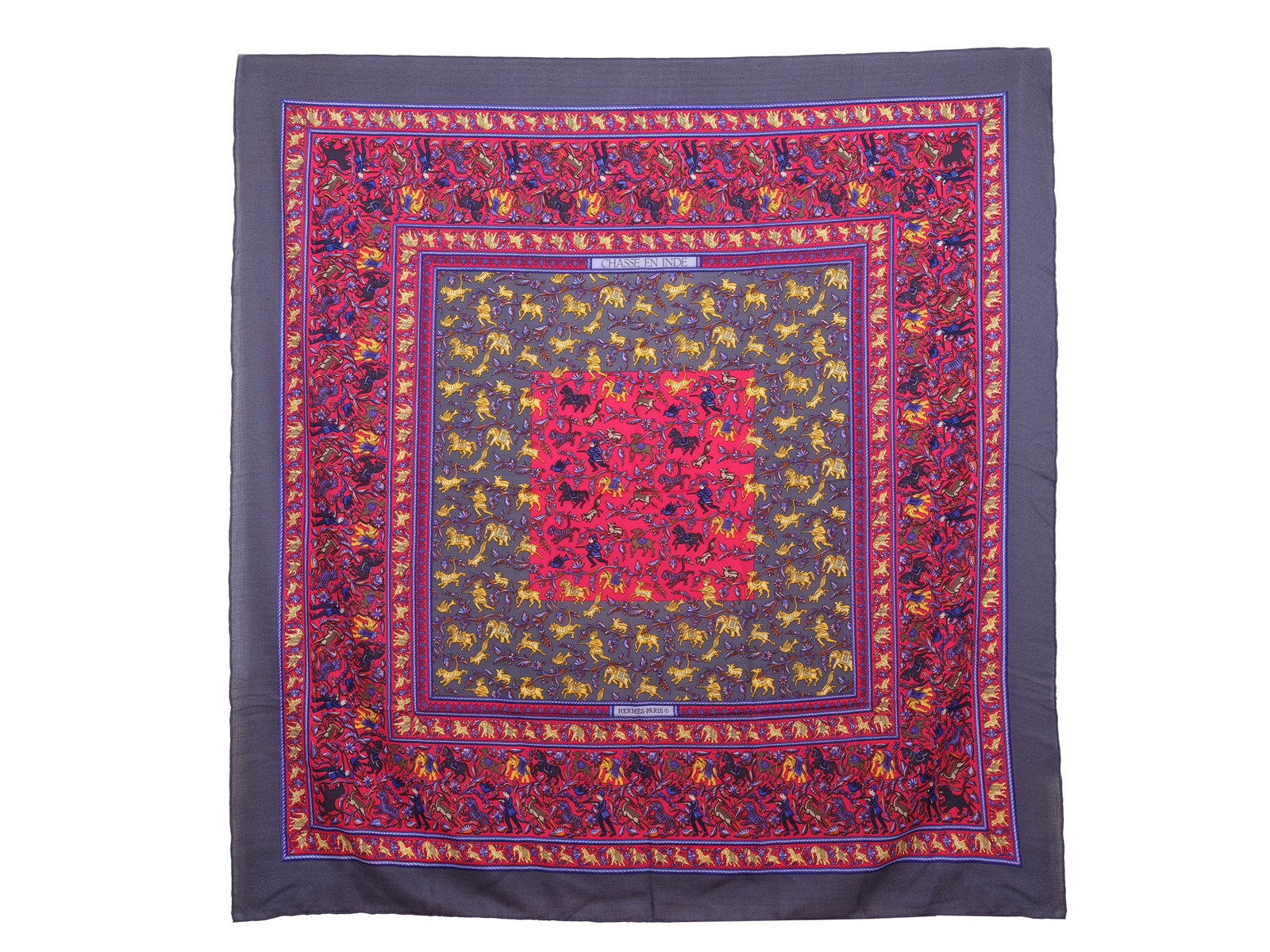 LARGE SCARF, PROBABLY HERMES PARIS (1 of 4)