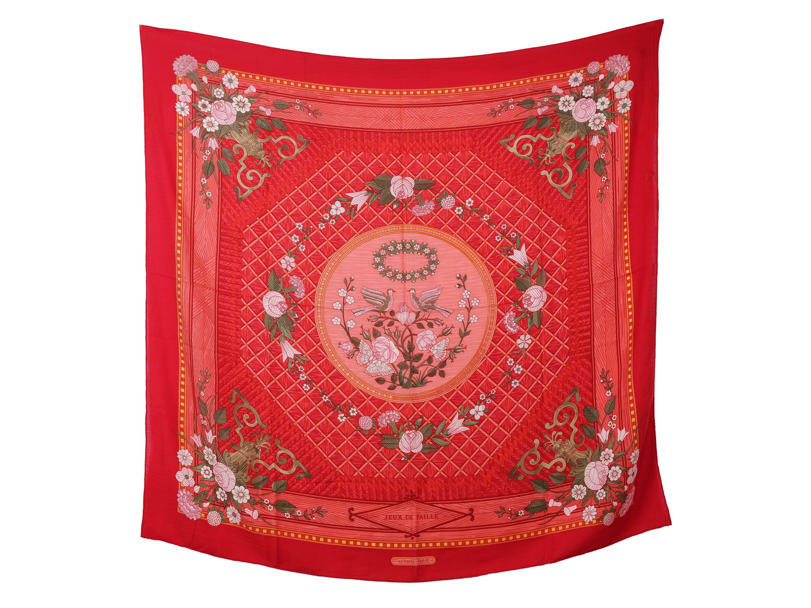 LARGE SCARF, PROBABLY HERMES PARIS (1 of 3)