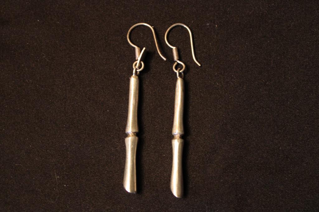 John Hardy Earrings: John Hardy Bamboo Sterling Silver earrings