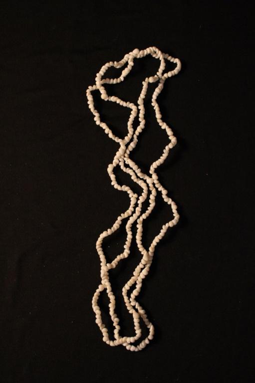 White Sea Shell Necklace: White Sea Shell Necklace 56"