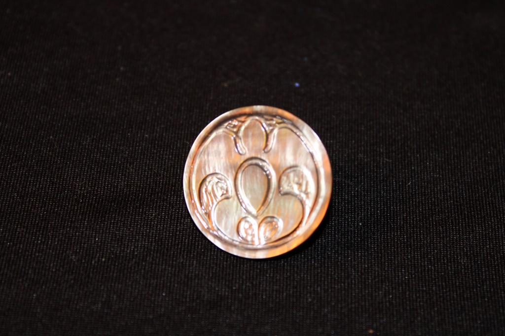 Tahitian Mother of Pearl Turtle Pin: Tahitian Mother of Pearl Turtle Pin