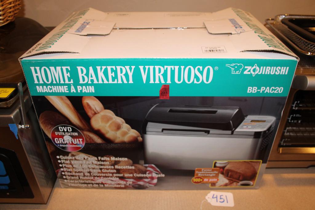 New Bread Maker: Zojirushi Home Bakery