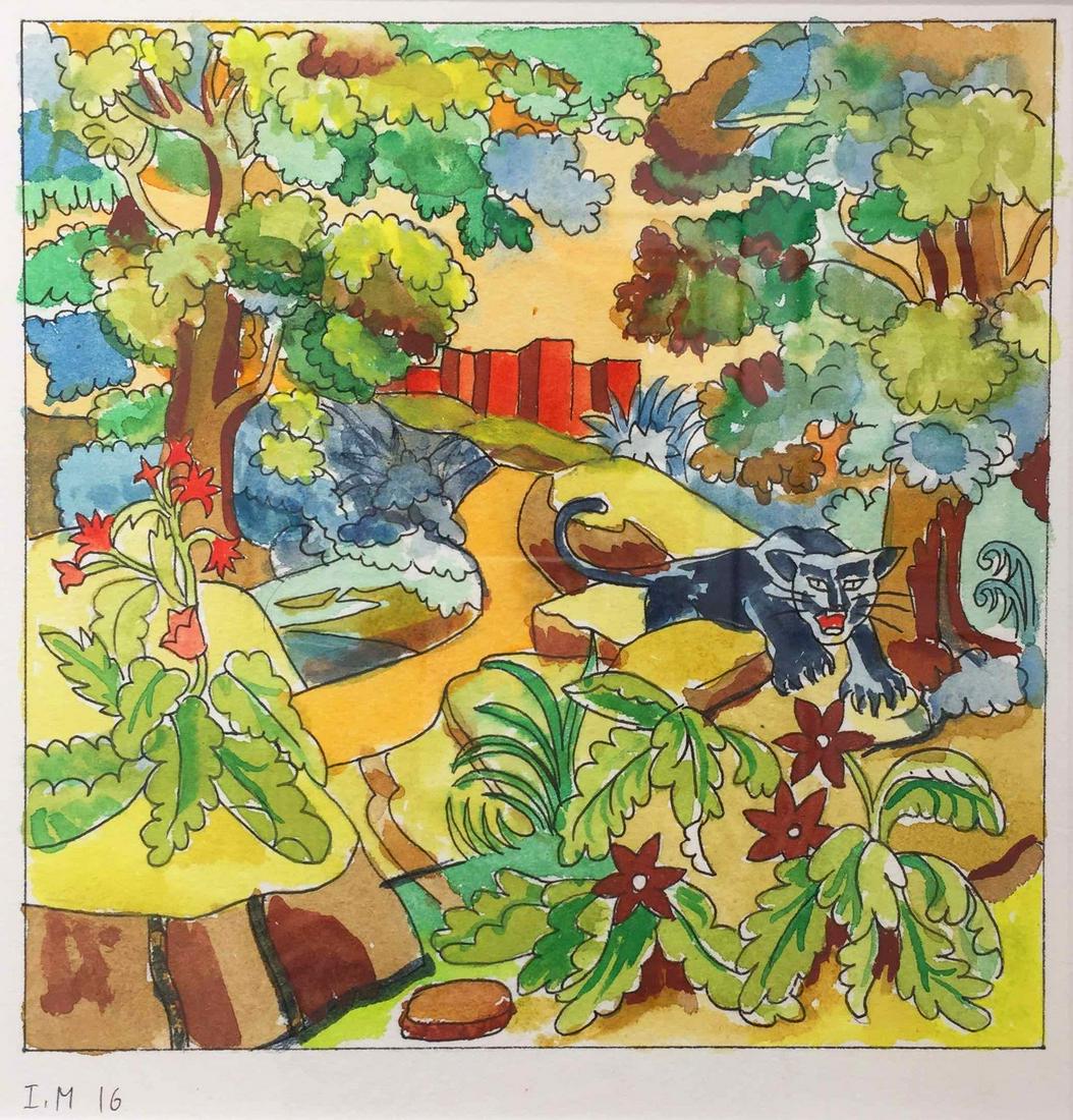 Ido Michaeli (b. 1980) The Black Panther Escapes to the (1 of 3)