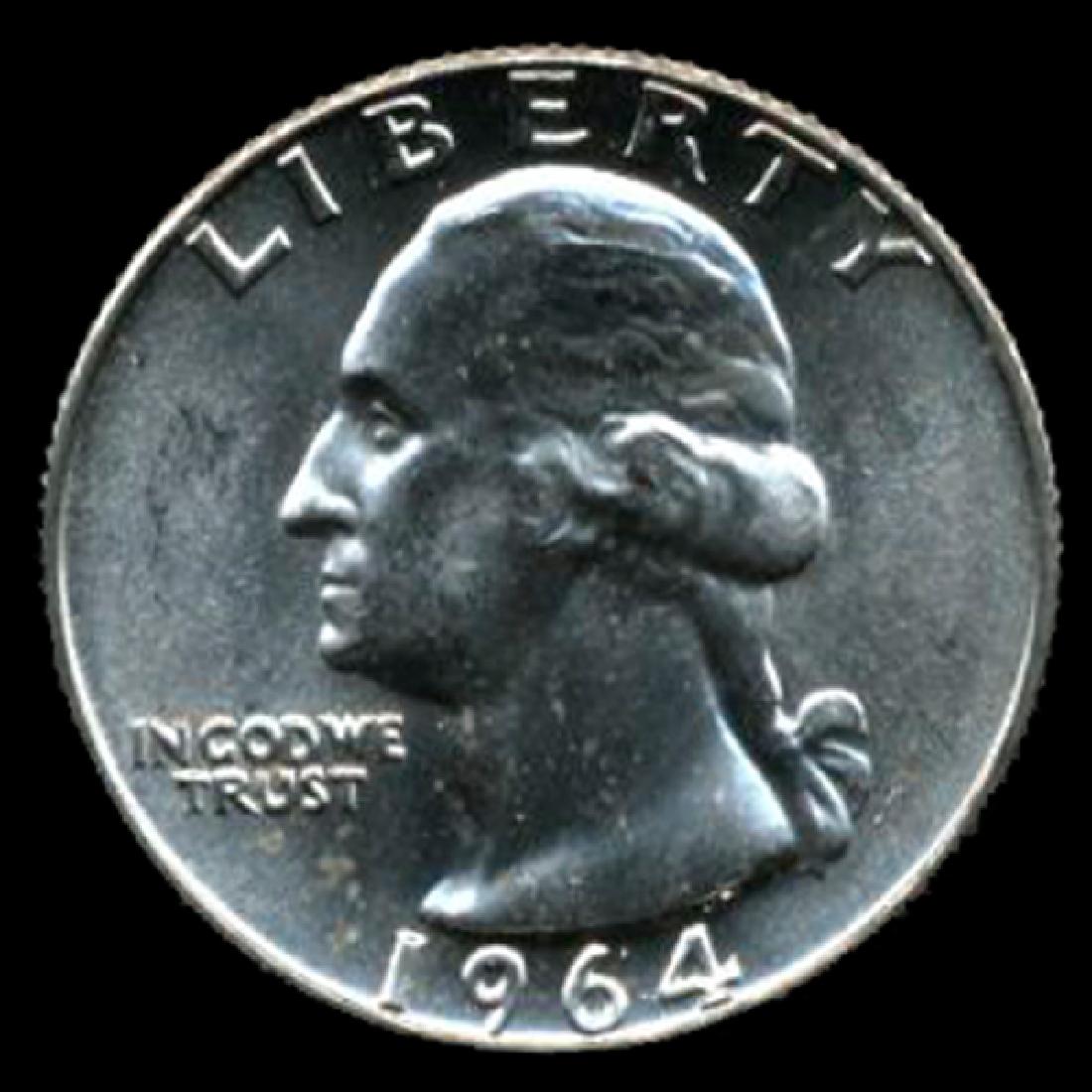 1964D Silver GW 25c Super Gem GEM+ Unc (1 of 2)