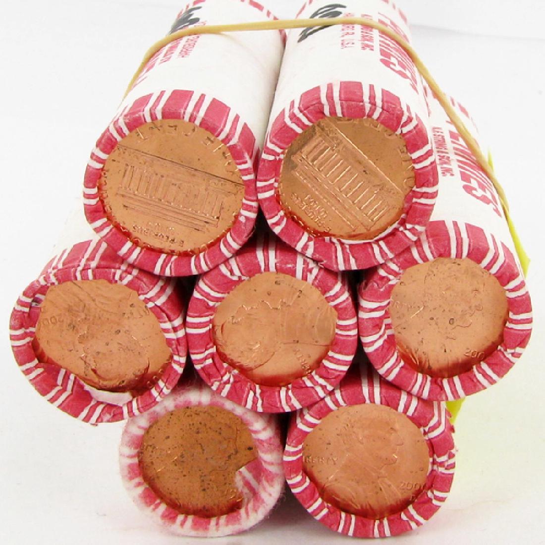 2006D Lincoln 1c Unc Orig Bank Roll Lot of 7 UnOpened (1 of 3)