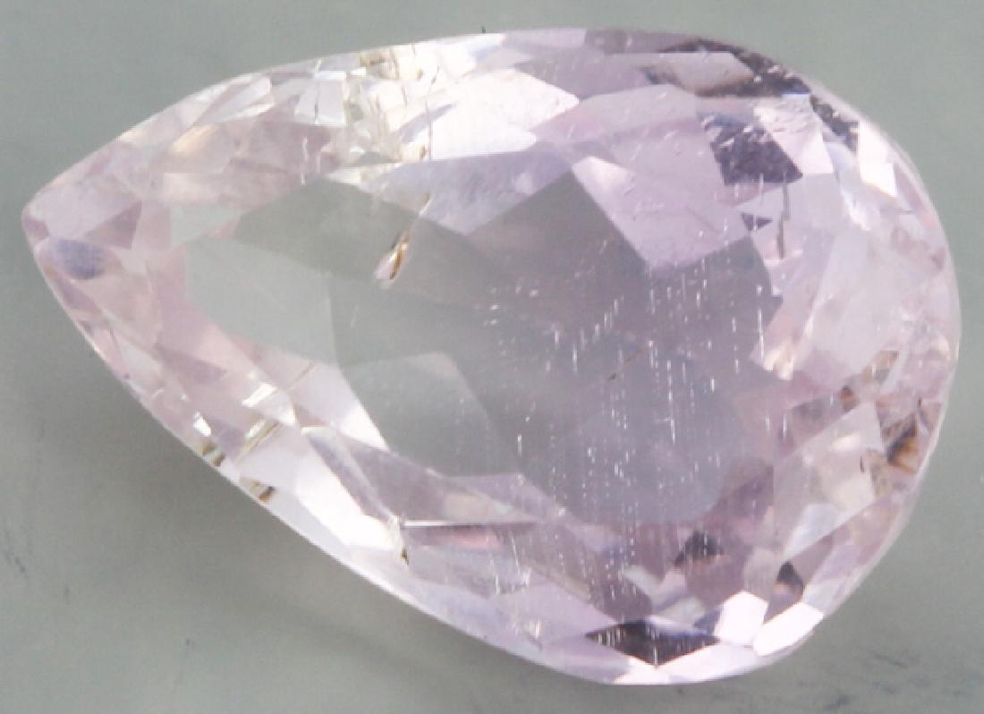 11ct Pink Kunzite Pear (1 of 1)