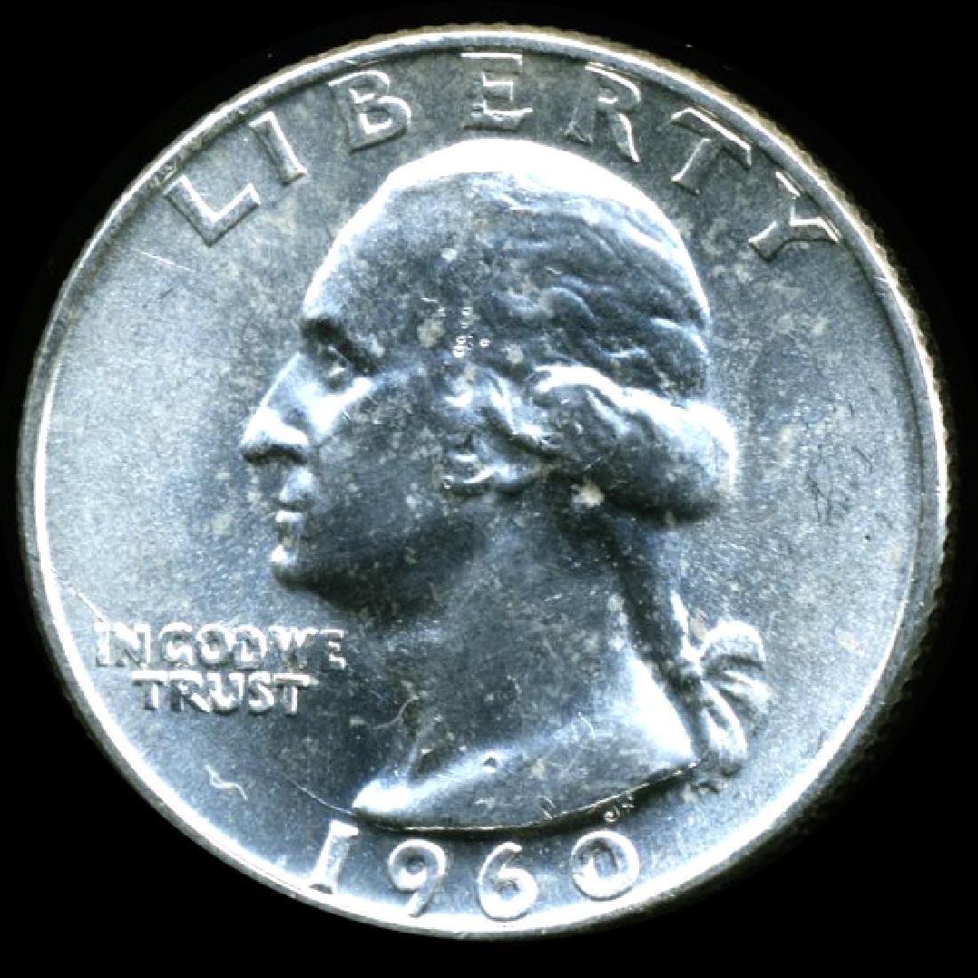 1960D Washington 25c GEM Unc (1 of 2)