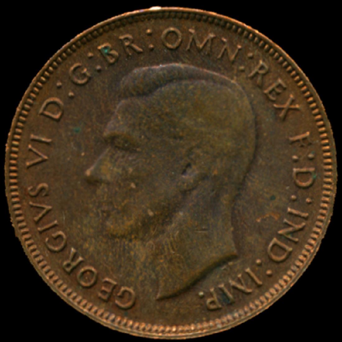 1943P Australia Large Penny Hi Grade GEM Unc HIGH book (1 of 2)