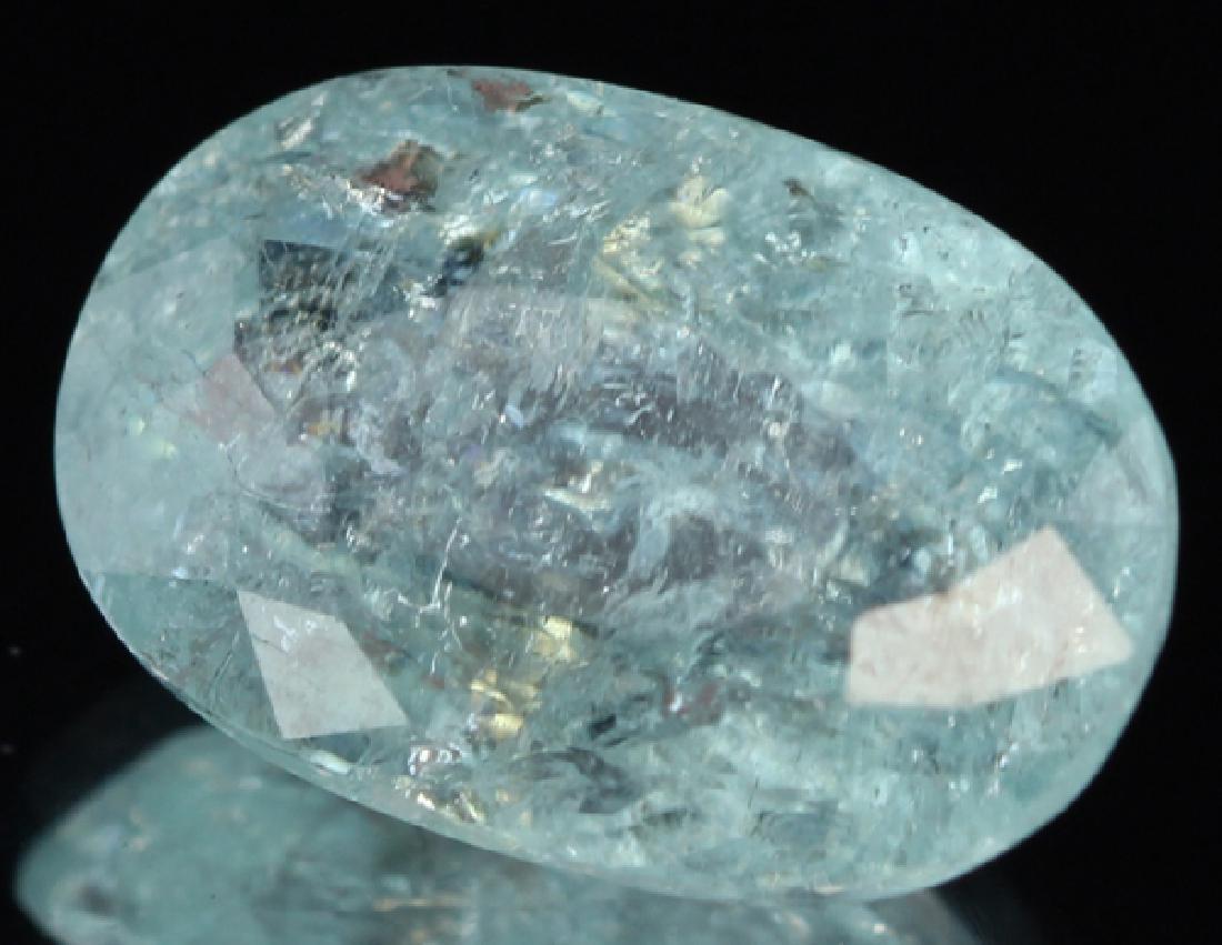 8.76ct Huge Blue Green Cuprian Tourmaline (1 of 1)