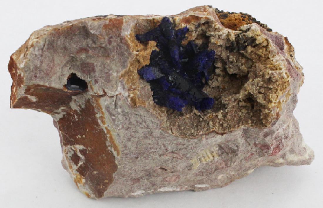 307g Top Azurite Crystal Cluster (1 of 2)