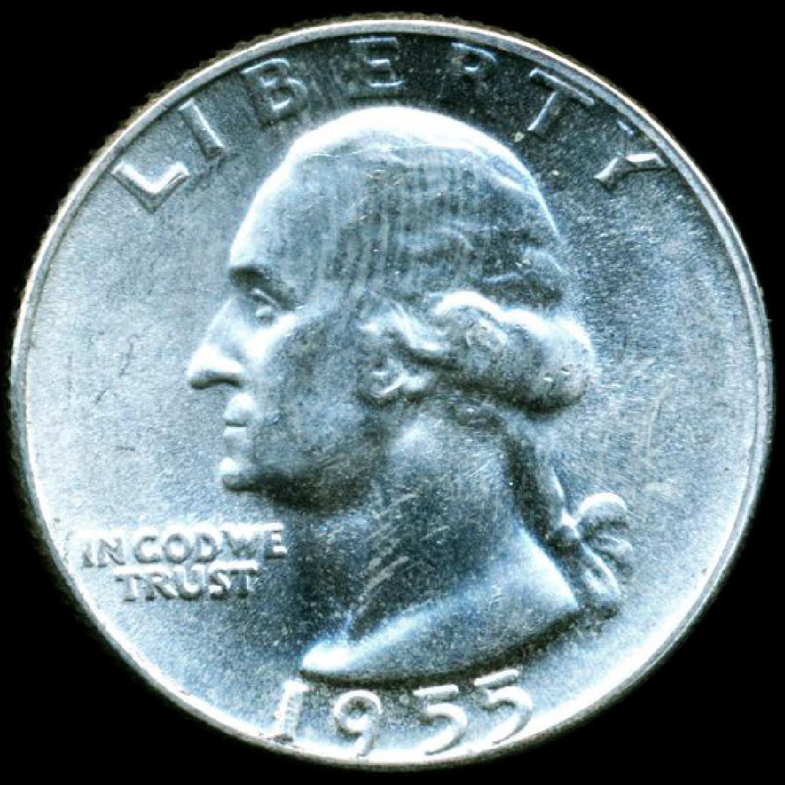 1955 Washington 25c GEM Unc (1 of 2)