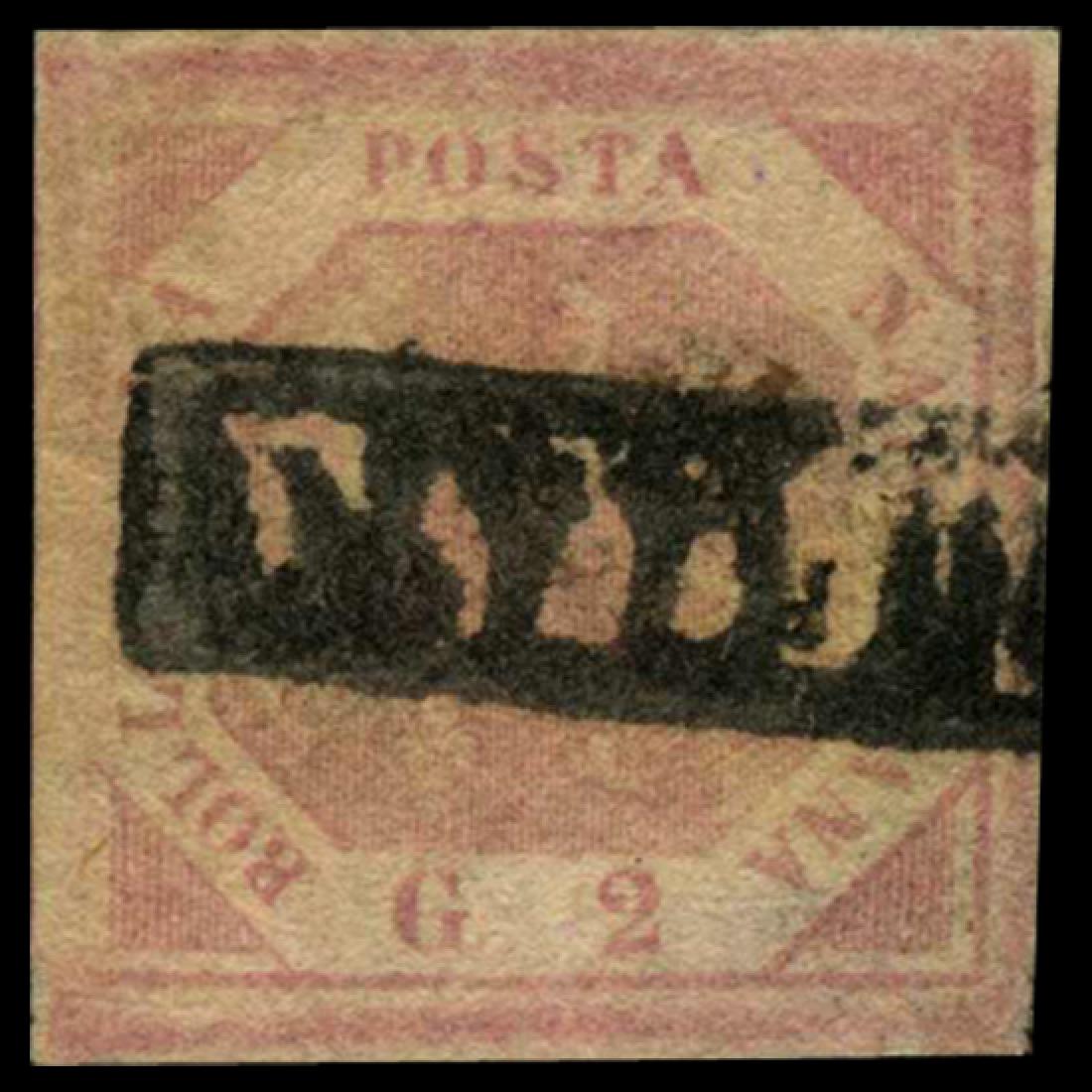 1858 Naples 2g Stamp (1 of 1)