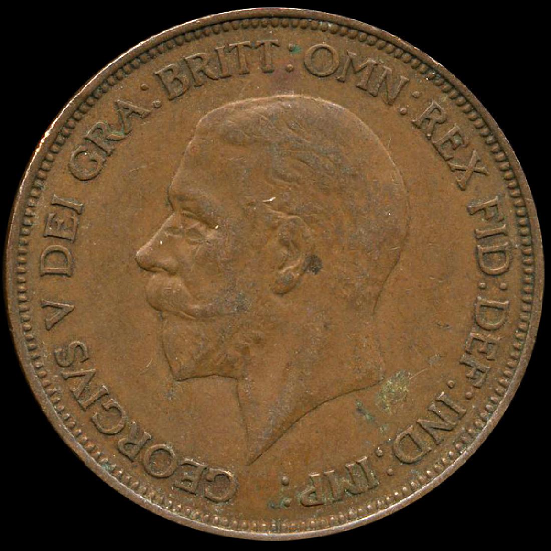 1936 British Geo V 1p AU (1 of 2)