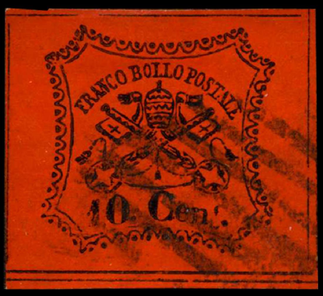 1867 Papal States 10b Stamp (1 of 1)