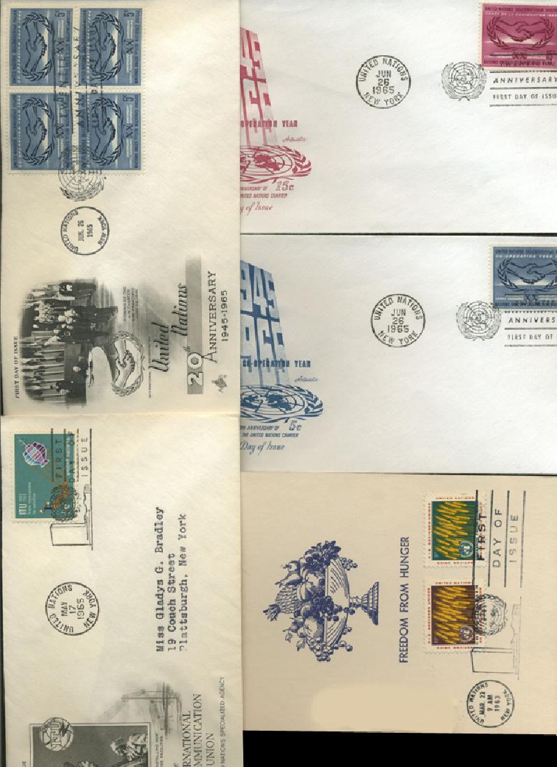 1963 US & UN FIRST DAY COVER COLLECTION (1 of 2)