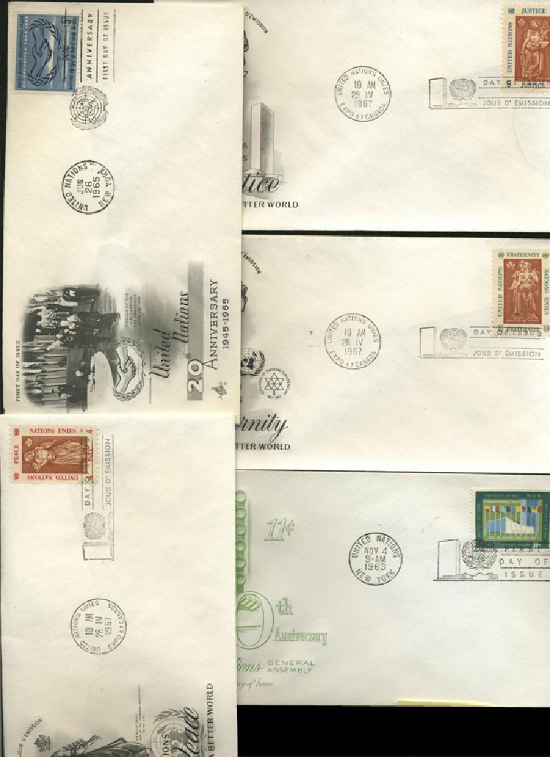 1963 US & UN FIRST DAY COVER COLLECTION (1 of 2)