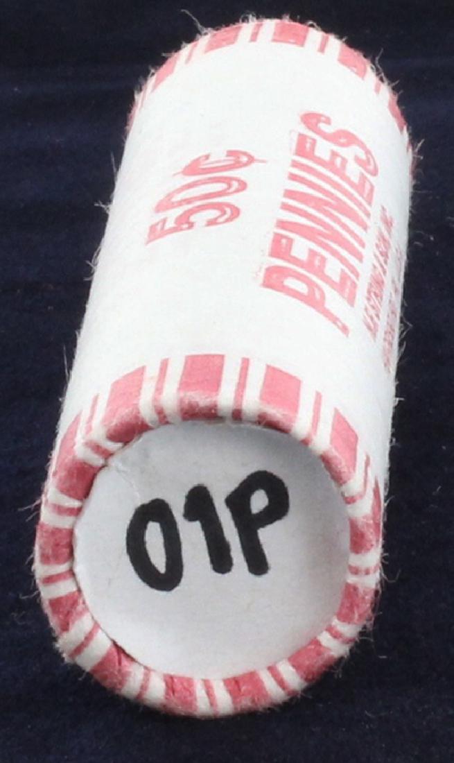 2001 Lincoln Cent Unopened Orig Bank Roll 50 GEMS (1 of 3)