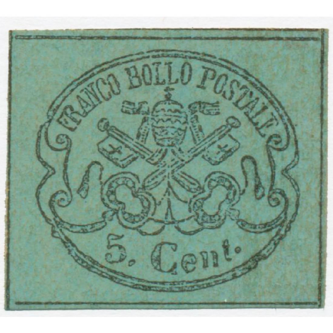 1867 Italy Papal States 5c Mint (1 of 1)