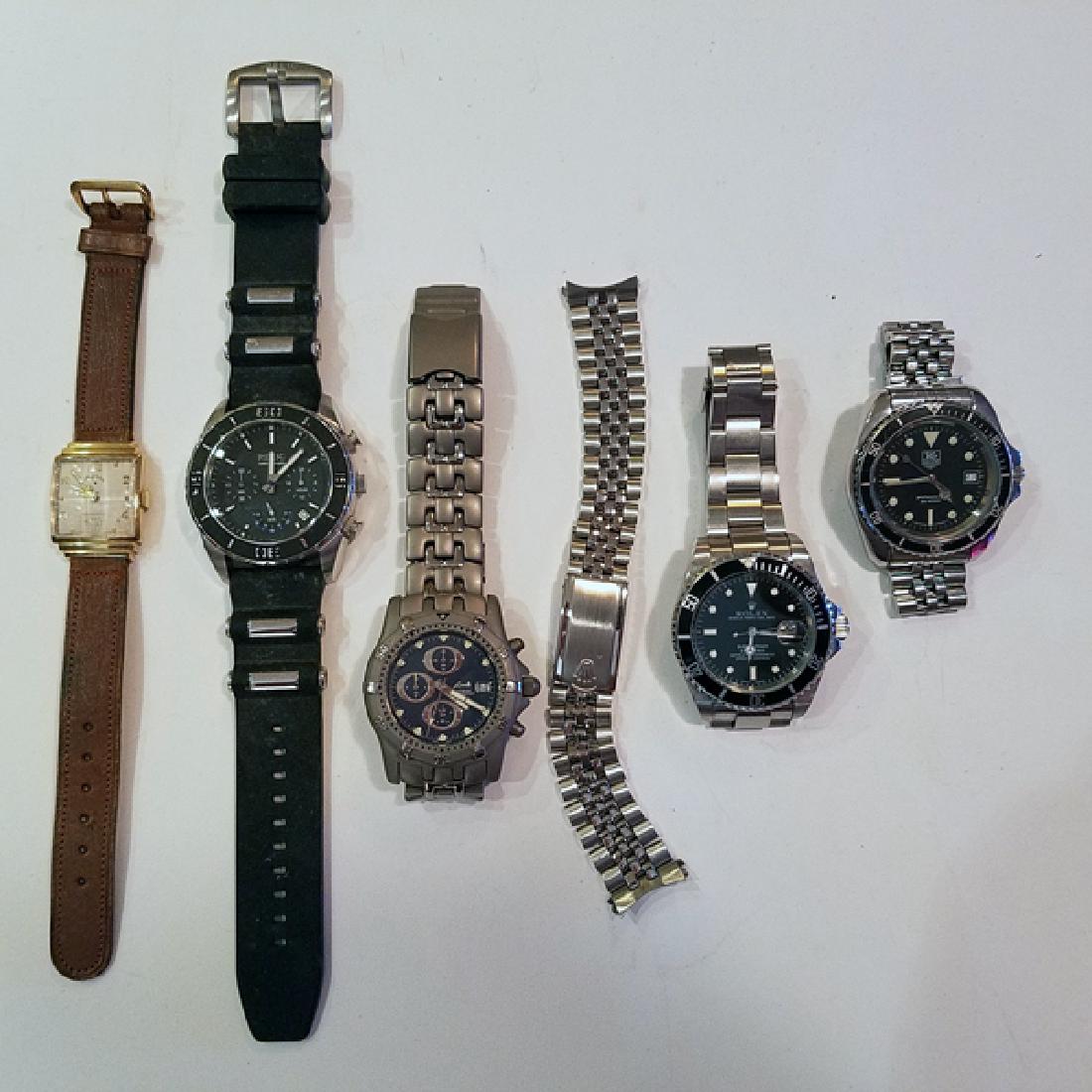 Men's Watches New & Vintage Incl Rare TAG 7 Pcs (1 of 2)