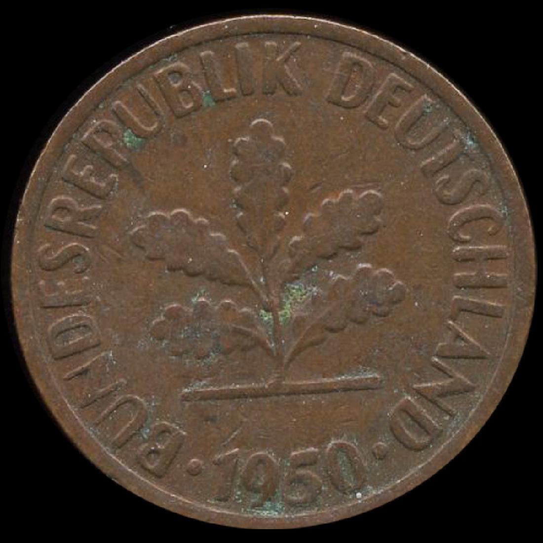 1950G Germany 2pf XF (1 of 2)