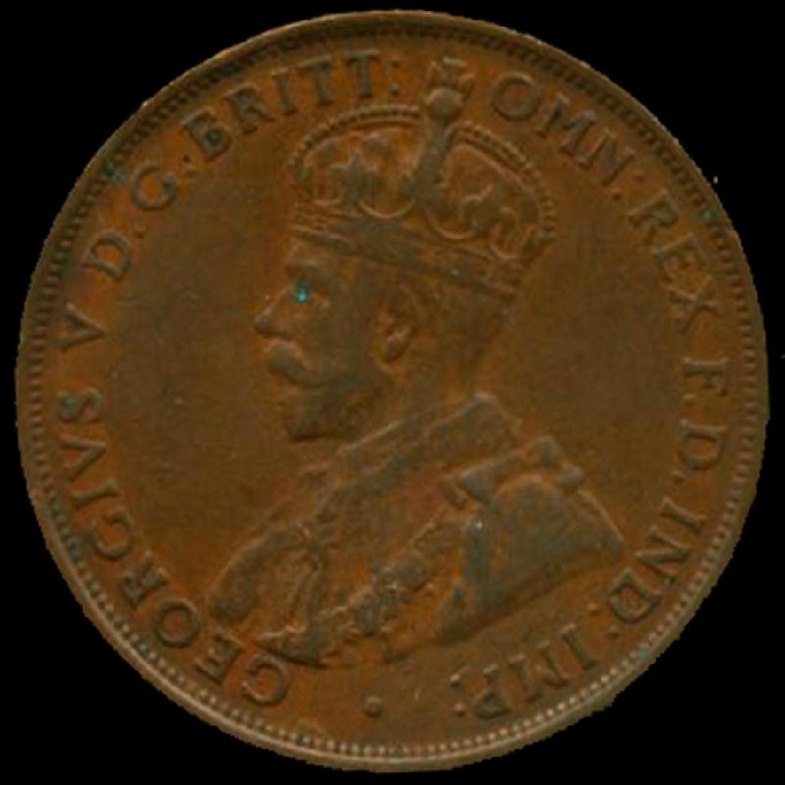 1931M Australia Large Penny Hi Grade XF High Book Value: Scarce hi-grade lo mintage piece