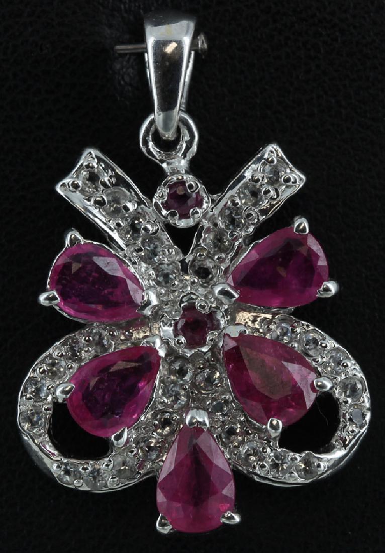 32twc Ruby Gold Vermeil  Pendant (1 of 1)