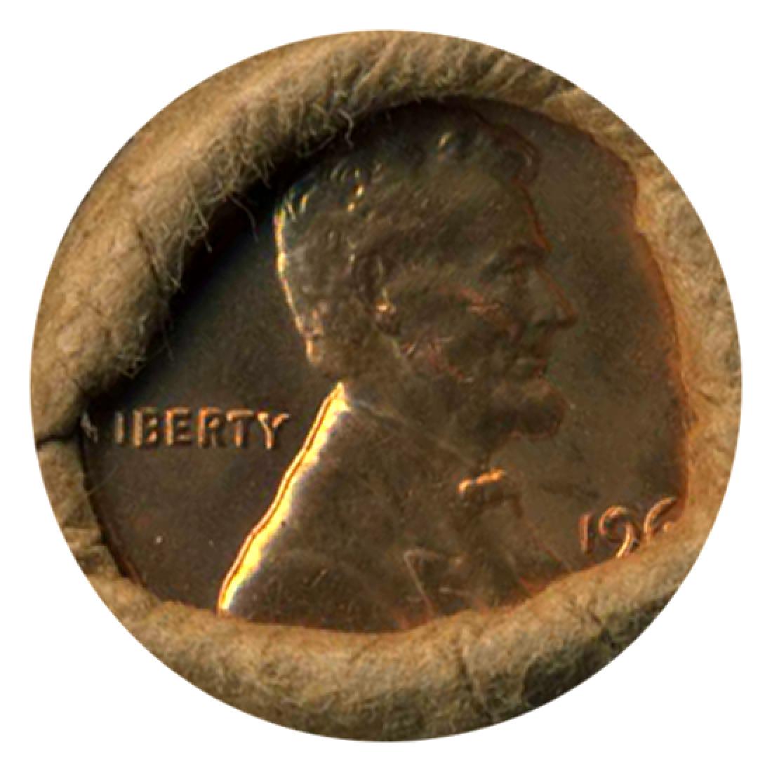 1963 Linc 1c BU Scarce UnOpened Bank Roll 50 GEMS (1 of 2)