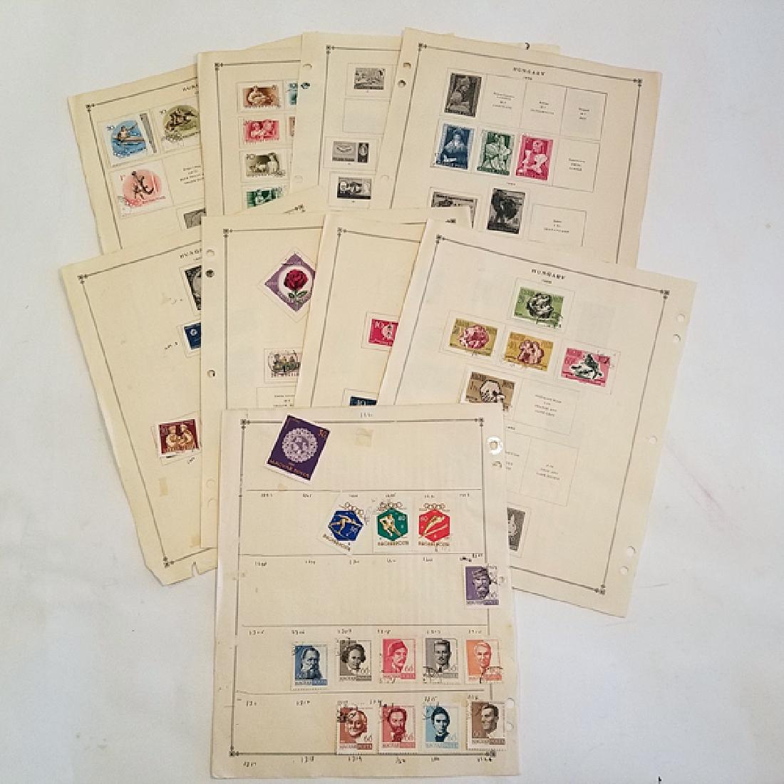 Hungary Classic Stamp Album Pages 200+ Stamps (1 of 1)