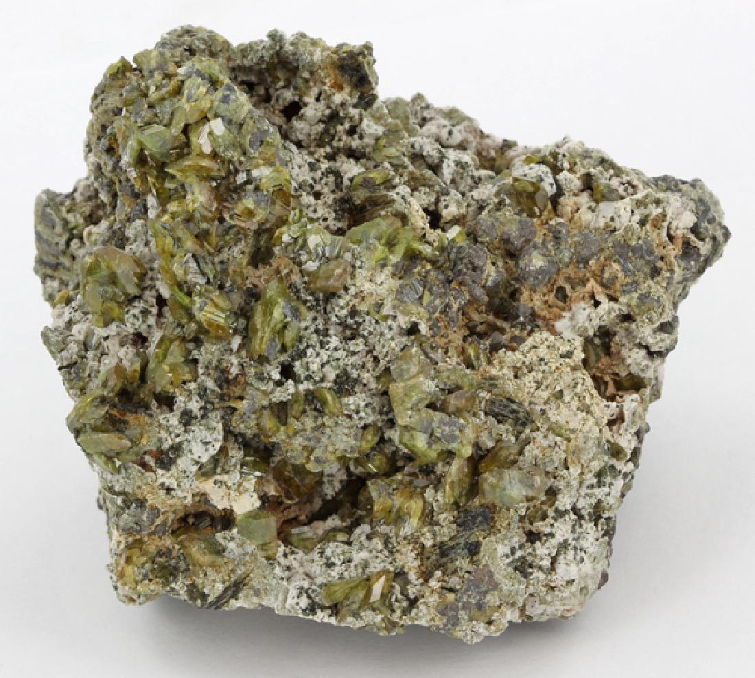 368gm Titanite & Epodote Crystal Cluster on Albite (1 of 1)