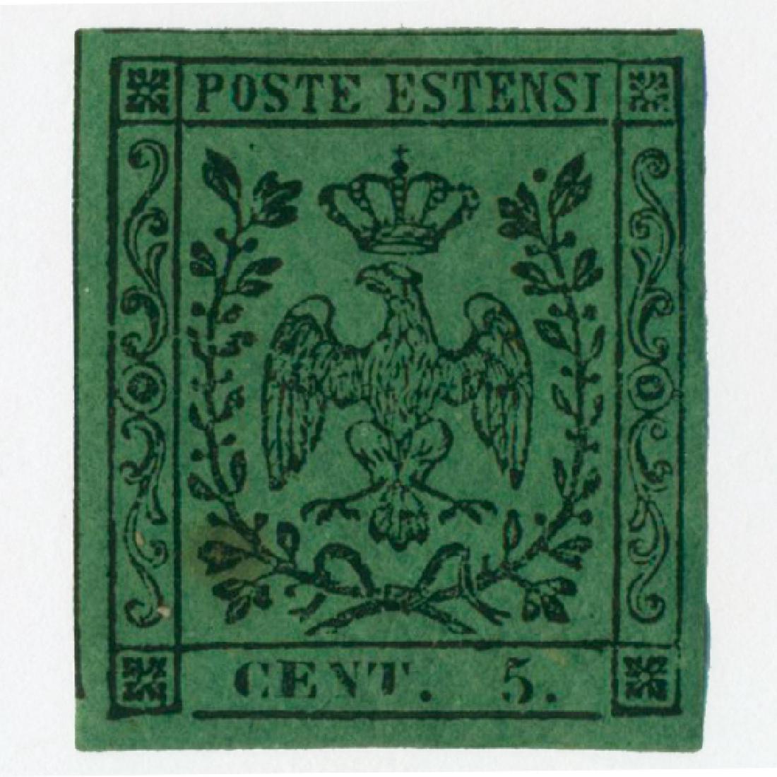 1852 Italy Modena 5c Mint (1 of 1)