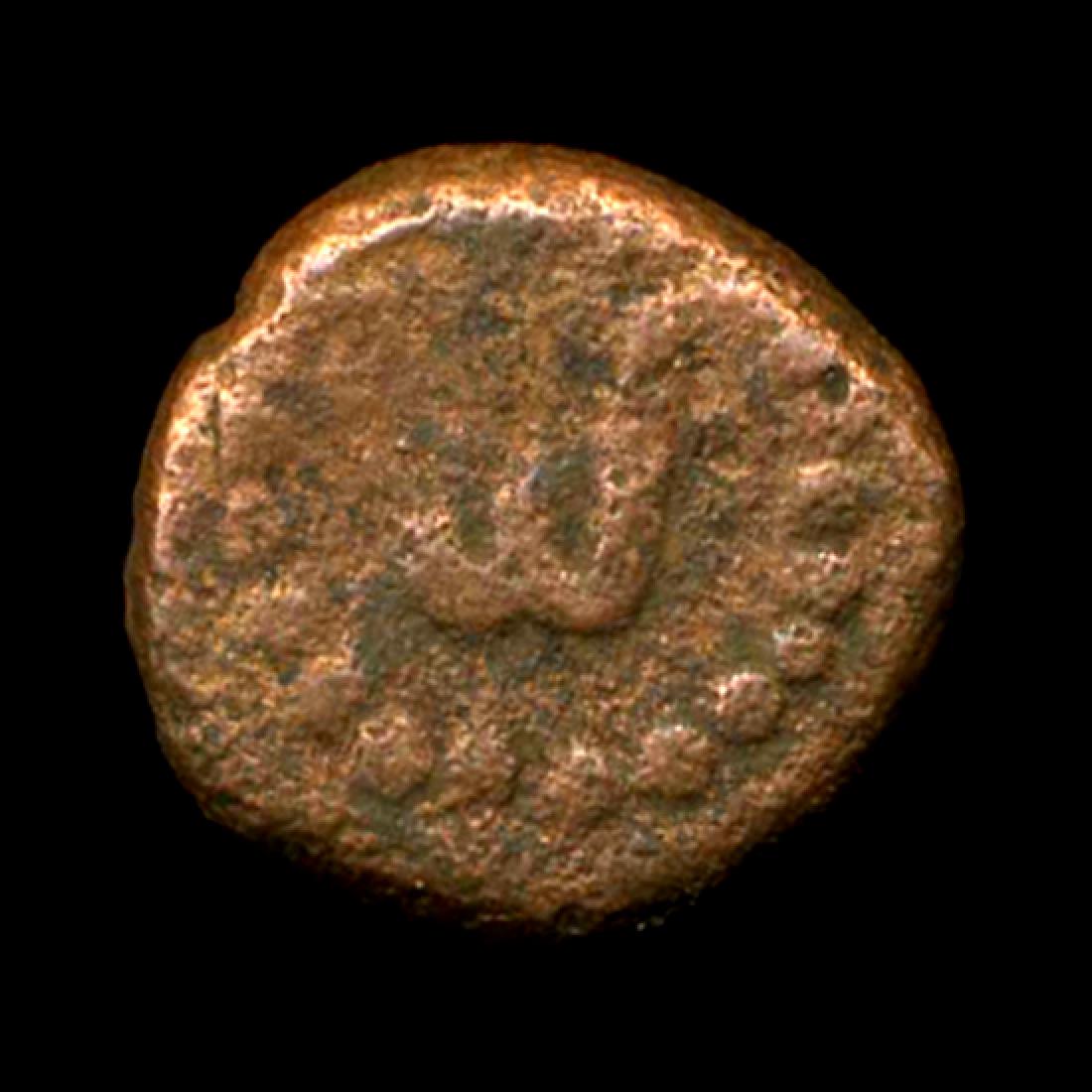Ancient India Tanjore Nayak Copper Coin VF+ Ty 1: Scarce hi grade ancient issue