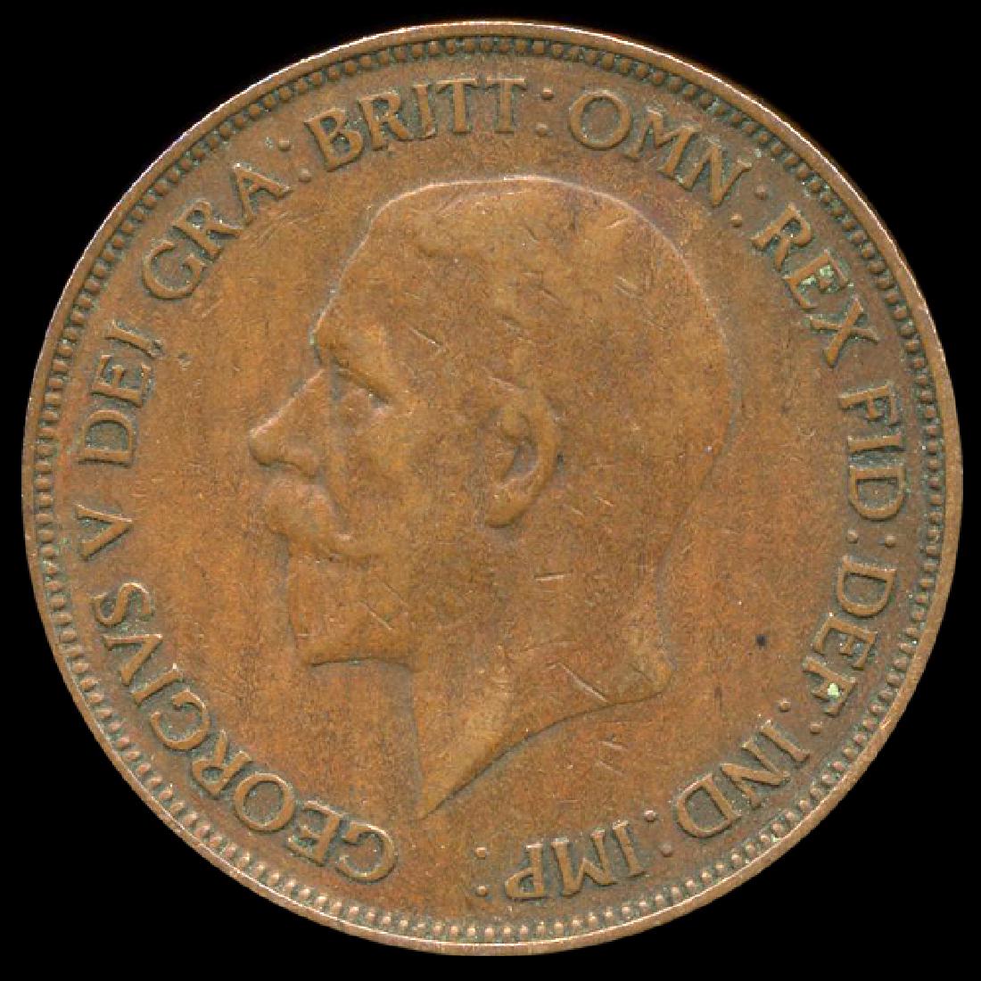 1934 British Geo V 1p XF (1 of 2)