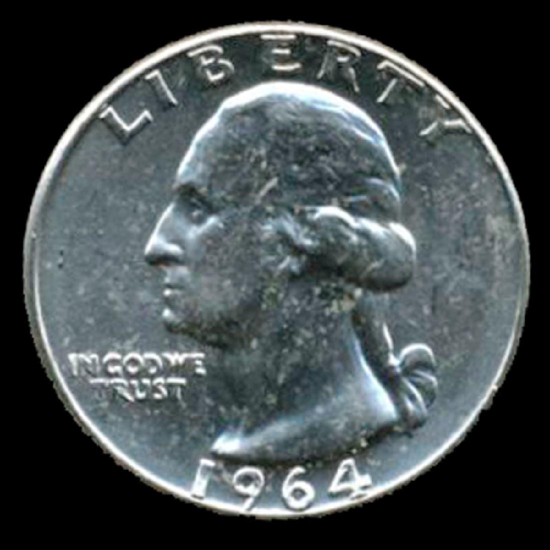 1964 Silver GW 25c Super GEM++ Unc + (1 of 2)