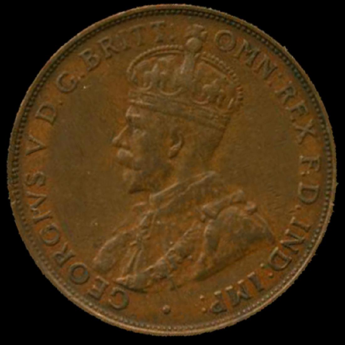 1936M Australia Large Penny Hi Grade AU50 HIGH BOOK VAL: Scarce hi-grade lo mintage piece