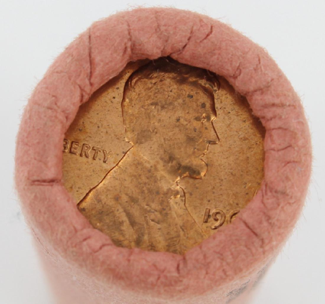 1961D Lincoln Cent Scarce Never Opened BU Roll (1 of 2)