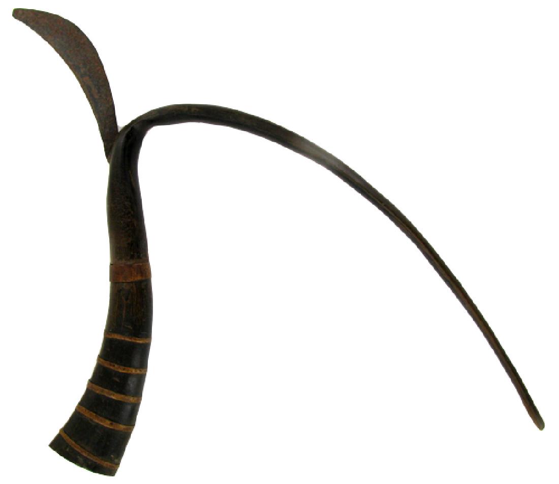 Antique Thai Bronze Rice Stalk Sheaf: Excellent piece; 20"
