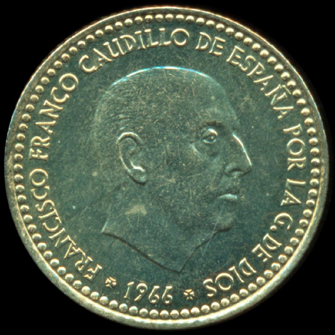 1970 Spain 1p DDR ERROR Proof (1 of 2)