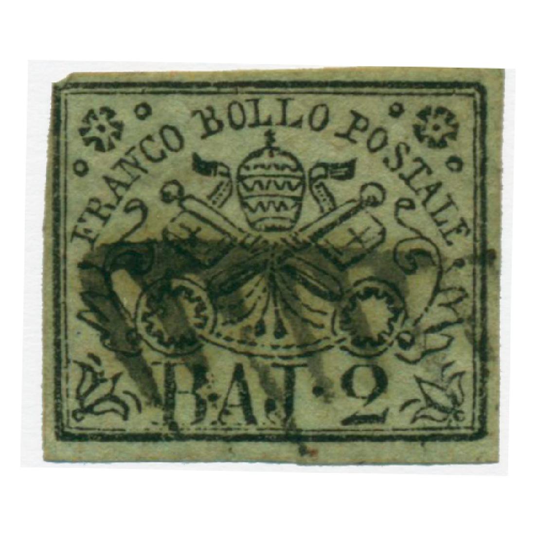 1852 Italy Papal States 2b Used (1 of 1)