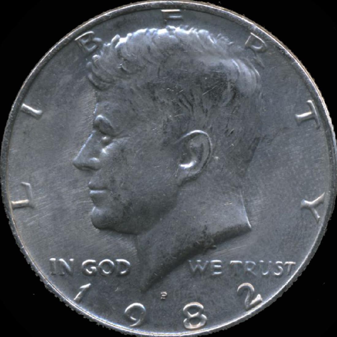 1985P Kennedy 50c GEM+ Unc NO FG ERROR (1 of 2)