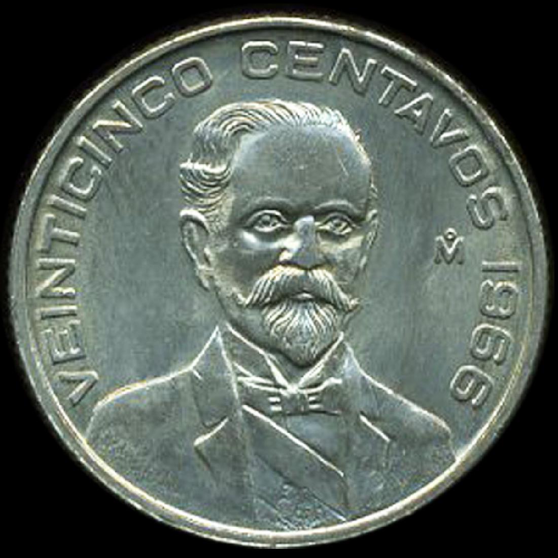 1966 Mexico 50c GEM+ Unc+ Scarce Variety (1 of 2)