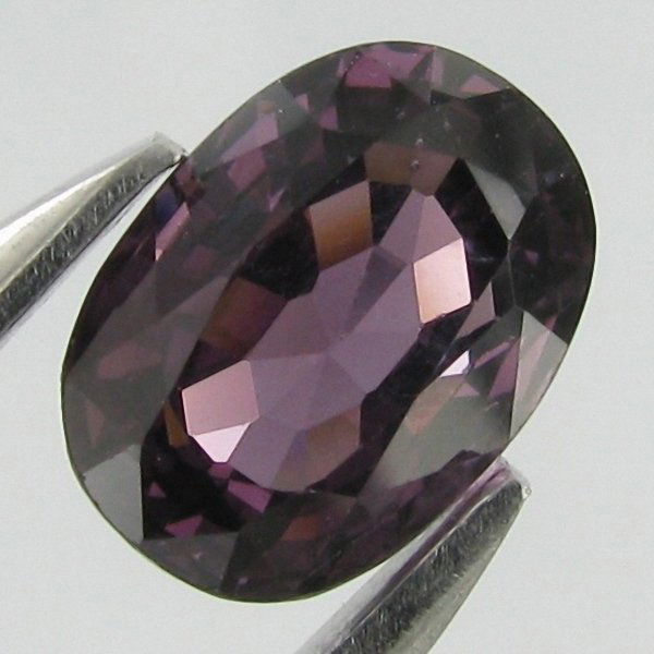 3.34ct Natural Purple Spinel Ceylon Appraised $9k: New Opening Bid $100: Excellent clear purple specimen oval cut; lab quality evaluation 9; typical treatment likely; Gem Guide wholesale $919-$1670; full retail appraisal $9071; full lab evaluation ava